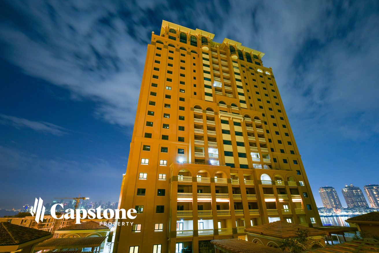 Spacious, Semi-Furnished 1BR in Porto Arabia