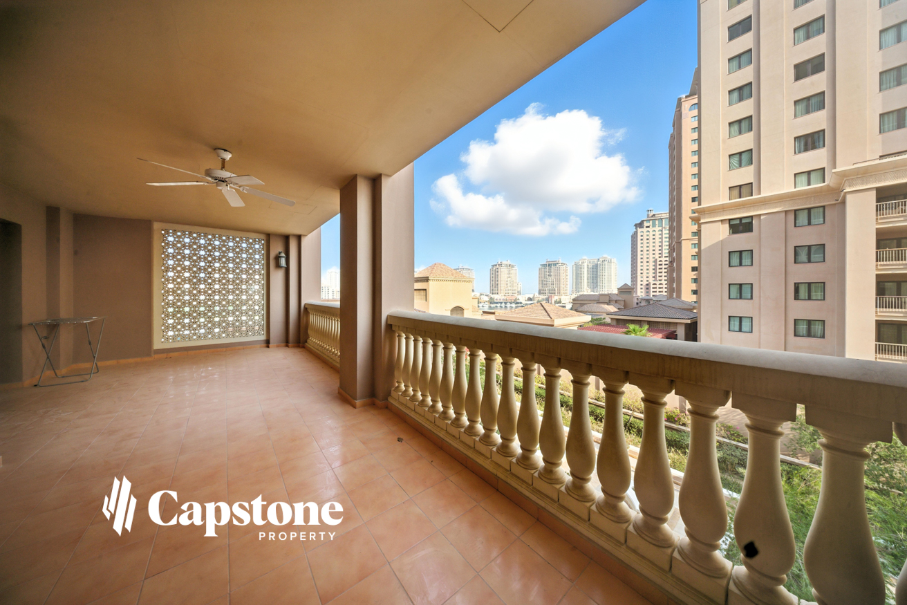 Spacious, Semi-Furnished 1BR in Porto Arabia