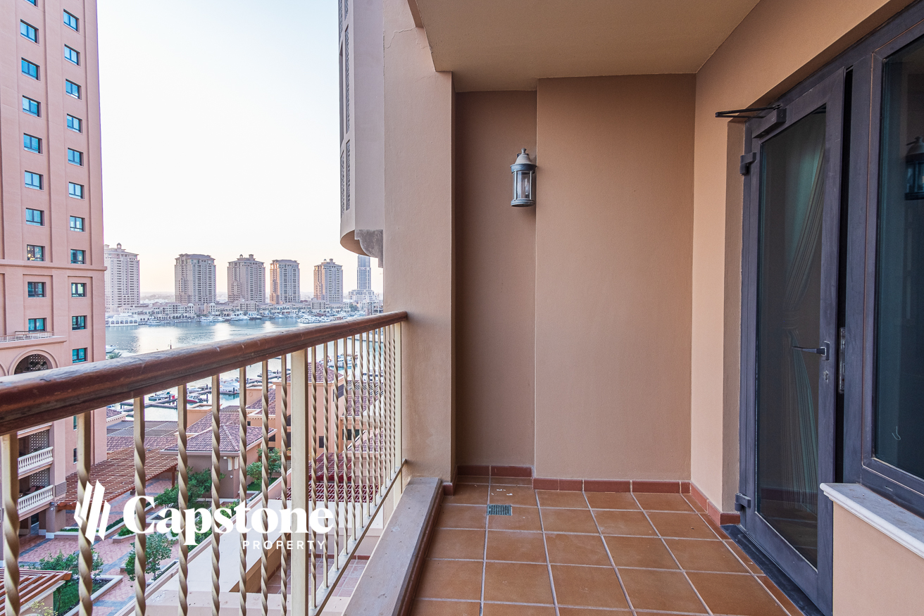 Spacious, Semi-Furnished 1BR in Porto Arabia